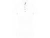 Polo jersey de senhora de manga curta