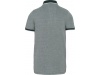 Polo mlange bicolor de homem
