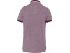 Polo mlange bicolor de homem