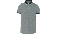 Polo mlange bicolor de homem