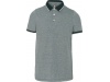 Polo mlange bicolor de homem