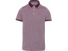Polo mlange bicolor de homem