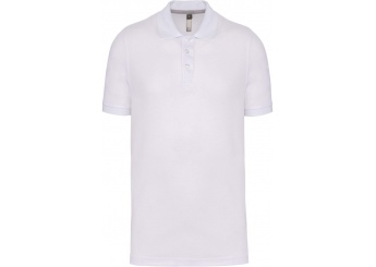Polo de manga curta Branco