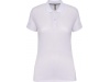 Polo de senhora manga curta Branco