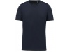 T-shirt de homem com decote V de manga curta Supima