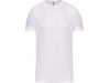 T-shirt decote redondo de manga curta Branca