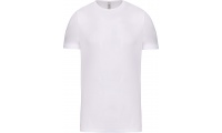 T-shirt decote redondo de manga curta Branca