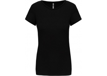 T-shirt de senhora decote redondo de manga curta Cores
