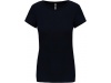 T-shirt de senhora decote redondo de manga curta Cores