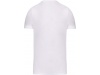 T-shirt decote V de manga curta Branco