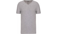 T-shirt decote V de manga curta Cores