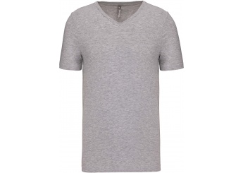 T-shirt decote V de manga curta Cores