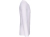 T-shirt decote redondo de manga comprida Branco