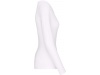 T-shirt de senhora decote redondo de manga comprida Branco
