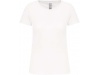 T-shirt de senhora BIO150 com decote redondo Branco