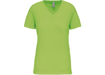 T-shirt BIO150 de senhora decote V Cores