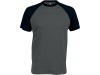T-SHIRT DE HOMEM BICOLOR 3XL