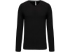 T-SHIRT MANGA COMPRIDA E DECOTE V