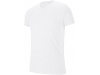 T-shirt de manga curta com decote V em polister algodo
