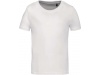 T-shirt de criana com decote redondo de manga curta Branco