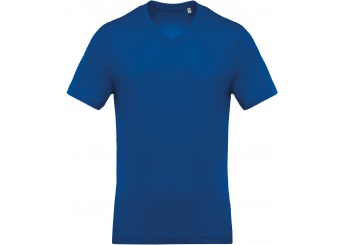 T-shirt de homem com decote em V de manga curta Cores