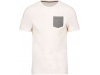T-shirt em algodo biolgico com bolso