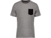 T-shirt em algodo biolgico com bolso
