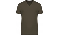 T-shirt de homem em algodo biolgico com decote V Cores