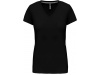 T-SHIRT DE SENHORA DE MANGA CURTA E DECOTE V Cores