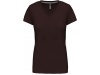 T-SHIRT DE SENHORA DE MANGA CURTA E DECOTE V Cores