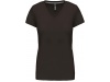 T-SHIRT DE SENHORA DE MANGA CURTA E DECOTE V Cores
