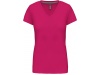 T-SHIRT DE SENHORA DE MANGA CURTA E DECOTE V Cores