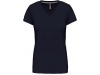 T-SHIRT DE SENHORA DE MANGA CURTA E DECOTE V Cores