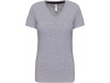 T-SHIRT DE SENHORA DE MANGA CURTA E DECOTE V Cores