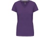 T-SHIRT DE SENHORA DE MANGA CURTA E DECOTE V Cores