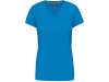 T-SHIRT DE SENHORA DE MANGA CURTA E DECOTE V Cores