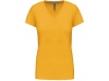 T-SHIRT DE SENHORA DE MANGA CURTA E DECOTE V Cores
