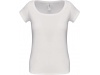 T-shirt de senhora de manga curta decote  barco