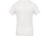 T-shirt de senhora com decote em V de manga curta Branco