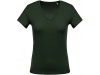 T-shirt de senhora com decote em V de manga curta Cores