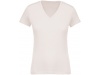 T-shirt de senhora em algodo biolgico com decote V Cores