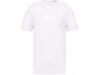 T-shirt Bio com decote sem costuras manga curta Branco