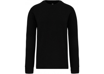 Sweatshirt com mangas direitas