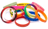 Pulseira de silicone