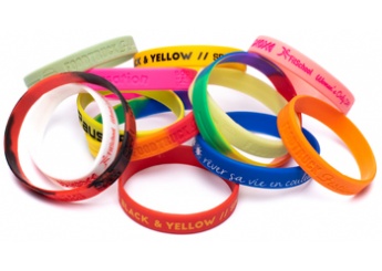 Pulseira de silicone
