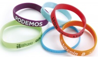 Pulseiras de silicone