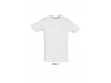 T-SHIRT UNISSEXO DE GOLA REDONDA BRANCA REGENT