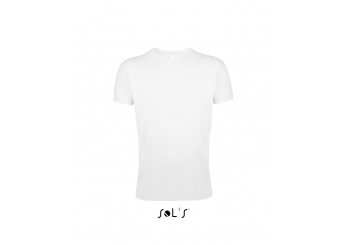 T-shirt Justa de Gola Redonda para Homem BRANCA REGENT FIT