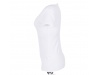 T-SHIRT CORTADA E COSIDA DE MANGAS CURTAS PARA SENHORA TEMPO WOMAN Branca