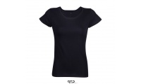 T-SHIRT CORTADA E COSIDA DE MANGAS CURTAS PARA SENHORA TEMPO WOMAN Cores